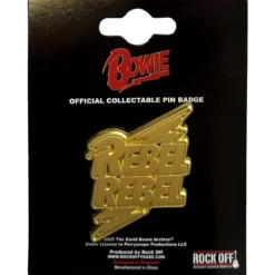 David Bowie: Rebel Rebel Gold - Pinssi