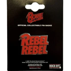 David Bowie: Rebel Rebel - Pinssi