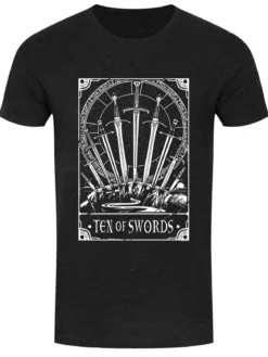 Deadly Tarot: Ten Of Swords - miesten t-paita