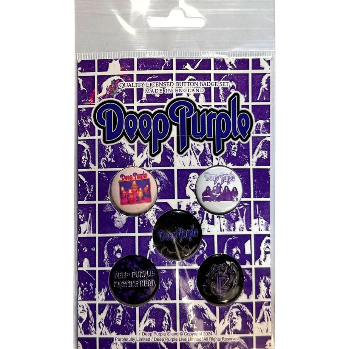 Deep Purple: Logo - Pinssisetti