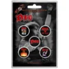 Dio We Rock - Pinssi setti 5kpl