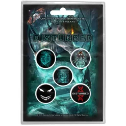 Disturbed Evolution - Pinssi setti 5kpl