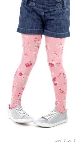 Ditsy Petite Pink Flower -Lasten Sukkahousut