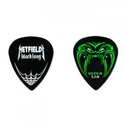 Dunlop 1,14mm Hetfield's Black Fang - Plektrasetti 6kpl