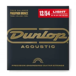 Dunlop 12-54Phosphor bronze - Teräskielet akustiseen kitaraan