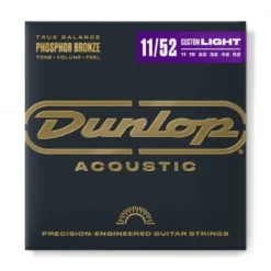 Dunlop 11-52Phosphor bronze - Teräskielet akustiseen kitaraan