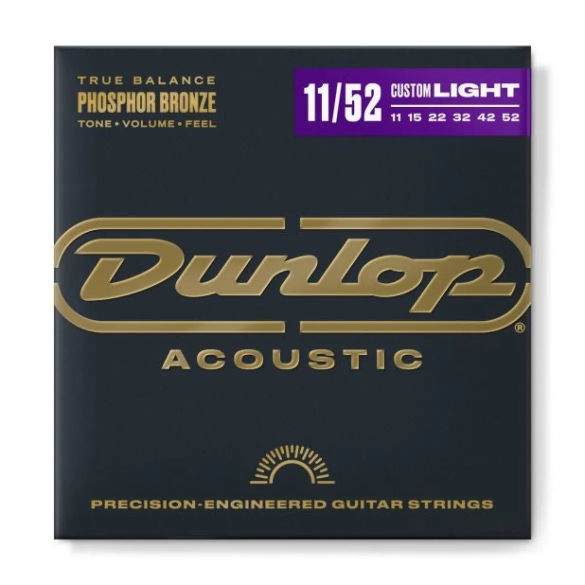 Dunlop 11-52Phosphor bronze - Teräskielet akustiseen kitaraan
