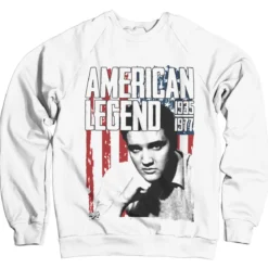 Elvis Presley American Legend - Collegepaita, valkoinen