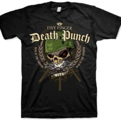 Five finger death punch: War head - T-paita, musta