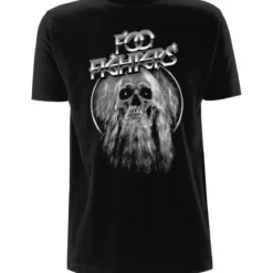 Foo Fighters Bearded Skull - T-paita