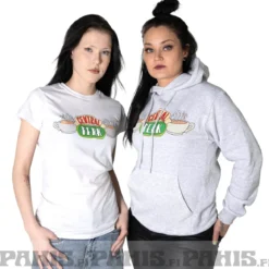 Friends Central Perk - Naisten T-paita, valkoinen