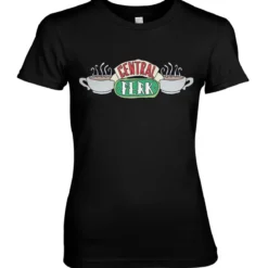 Friends Central Perk - Naisten T-paita, musta