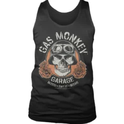 Gas Monkey Garage Skull - Hihaton paita