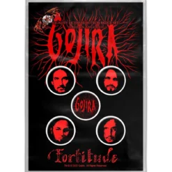 Gojira: Fortitude - Pinssi setti 5kpl