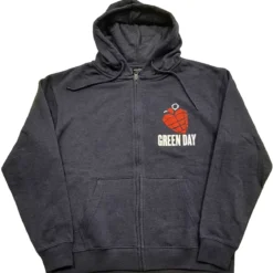 Green Day American Idiot - Unisex Vetoketjuhuppari
