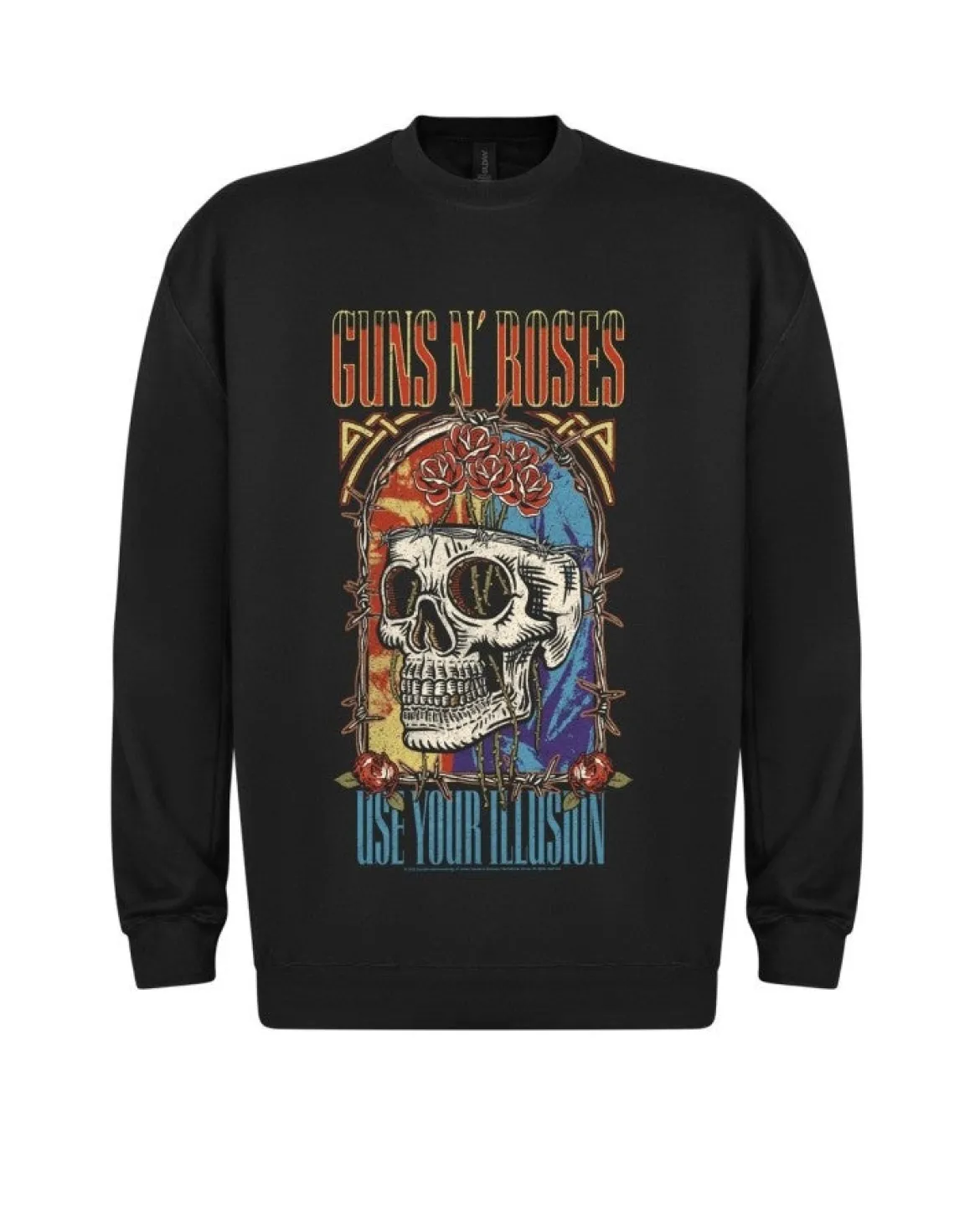 Guns N' Roses: Use Your Illusion Skull - Collegepaita