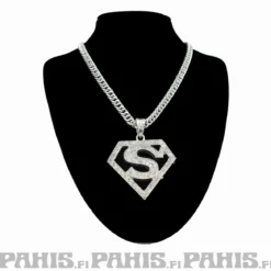 Hopeanvärinen kaulakoru - Superman