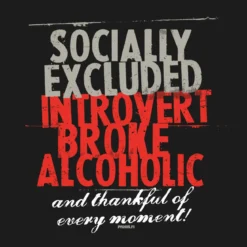 Introvert - Lady Fit T-paita