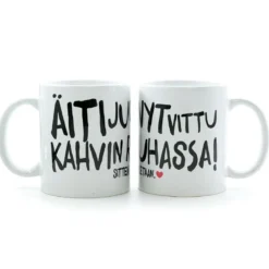 Äiti juo kahvin - Muki