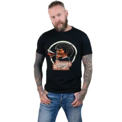 James Brown: Circle & Logo - T-paita