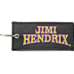 Jimi Hendrix Arched logo - Kankainen avaimenperä