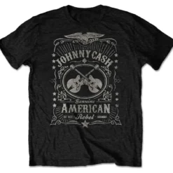 Johnny Cash American Rebel - T-paita
