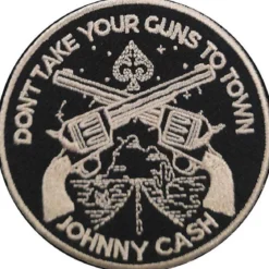 Johnny Cash Don't Take Your Guns - Kangasmerkki