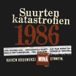 Katastrofi 1986 Lady Fit T-paita