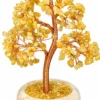 Keltainen kvartsi - Kristallipuu, 20 cm