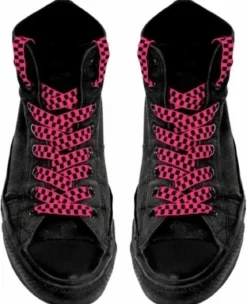 Kengännauhat, Pink chess pattern