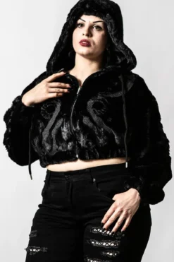 Killstar Starchild Fur bomber - Takki