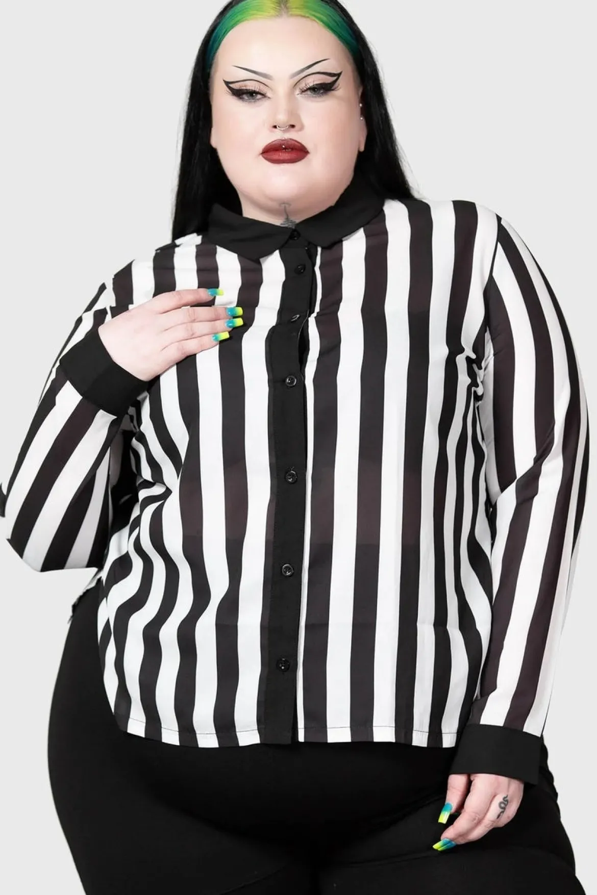 Killstar Stripe Down - Paita