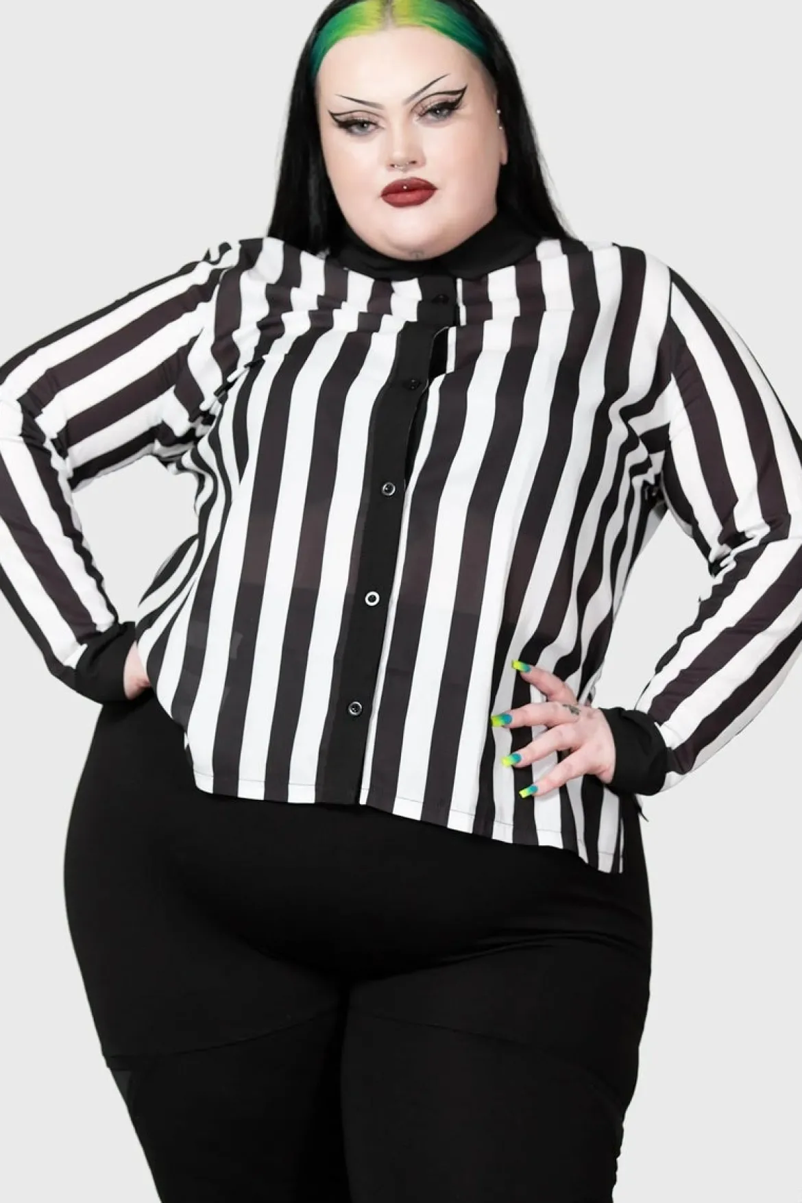 Killstar Stripe Down - Paita