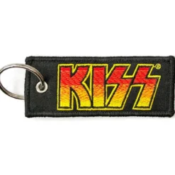 Kiss Classic logo - Kankainen avaimenperä