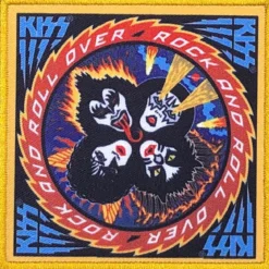 Kiss Rock an roll over - Kangasmerkki