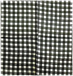Kuviollinen puuvilla huivi - Black and white squares