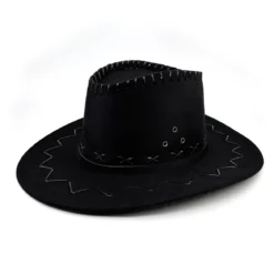 Lierihattu - Imitation suede, musta