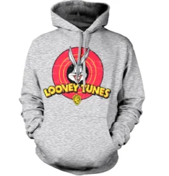 Looney Tunes Distressed Logo - Huppari, harmaa
