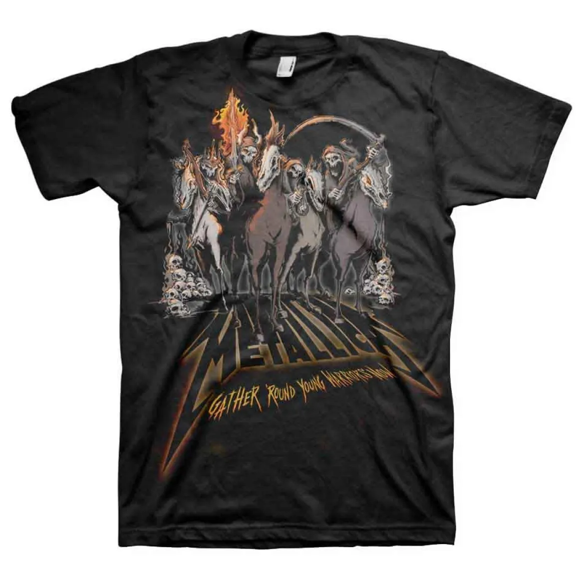 Metallica 40th Anniversary Horsemen - T-paita