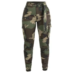 Mil-Tec naisten Army reisitaskuhousut, woodland
