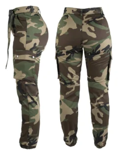 Mil-Tec naisten Army reisitaskuhousut, woodland