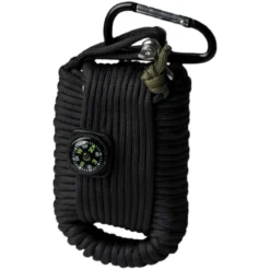 Mil-Tec - Paracord Selviytymispakkaus Large, musta