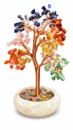 Monivärinen - Kristallipuu, 20cm