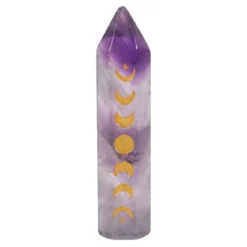 Moon Phase Kristallikärki 5cm, Ametisti