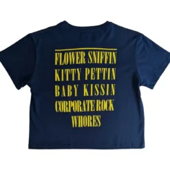Nirvana: Yellowhappy face Flower Sniffin - Crop Toppi