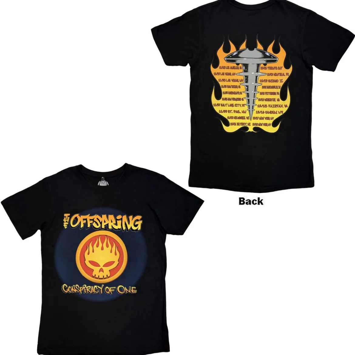 Offspring: Conspiracy Of One Tour '00 – T-paita