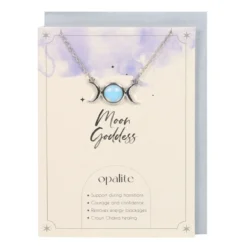 Opalite Triple Moon - kaulakoru ja kortti