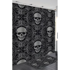 Ornament Skulls - Suihkuverho
