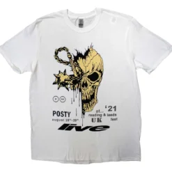 Post Malone: Leeds & Reading - T-paita, valkoinen
