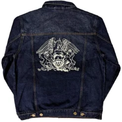Queen White Crest - Unisex Farkkutakki